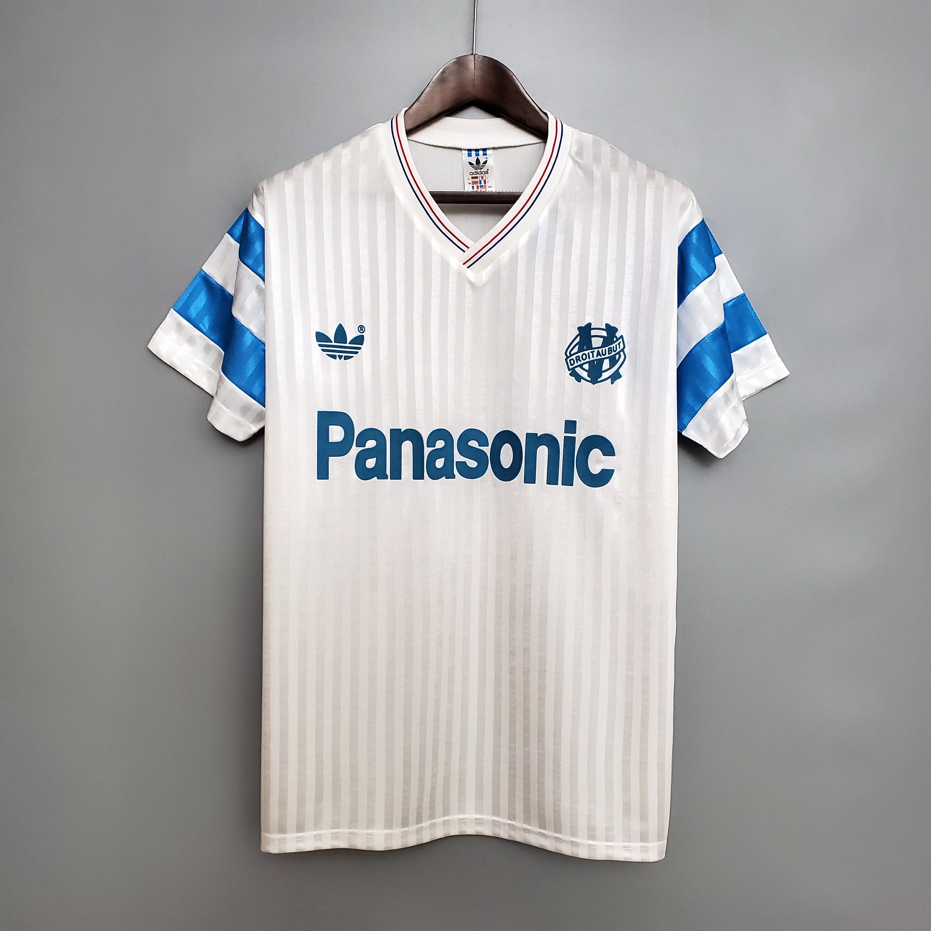 Image principale de Maillot OM Olympique de Marseille Domicile Retro 1990